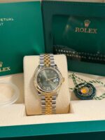 Rolex Datejust m278343 Datejust Green Dial 31mm Jubilee Steel and Yellow Gold - Image 3