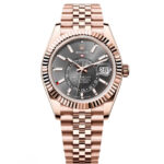 Rolex  Sky-Dweller 42mm 336935-0008 Rose Gold Rhodium Dial Oyster