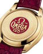 Omega De Ville Trésor 40mm Red Dial 18k Yellow Gold Strap 435.53.40.21.11.001 - Image 3