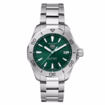 TAG Heuer Aquaracer Professional 200 Solargraph 40mm Mens Watch Green WBP1115.BA0000