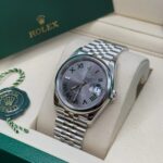 Rolex  Datejust 36mm 126200 Oyster Perpetual Wimbledon Dial Jubilee Stainless Steel - Image 4