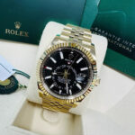 Rolex  Sky-Dweller 42mm 336938-0005 Yellow Gold Black Dial Oyster - Image 4
