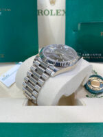 Rolex  Day-Date President 40mm White Gold Grey Rhodium Index Dial - 228239 - Image 7