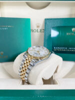 Rolex  Datejust 36mm 126233 MOP Diamond Dial Jubilee Two-Tone Bracelet Watch - Image 8
