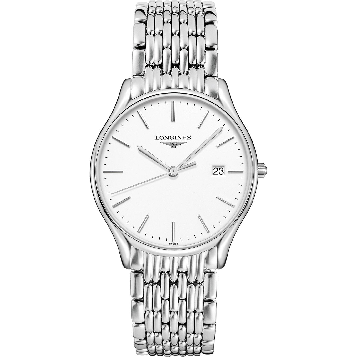 2D7DA43E-B558-3A66-2367-D0541A17B277.jpg Longines Men's L4.859.4.12.6 Lyre Stainless Steel Watch - Image 1