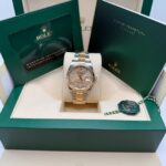 Rolex  Datejust 36mm 126233 Golden Palm Motif Dial Jubilee Bracelet Watch - Image 14