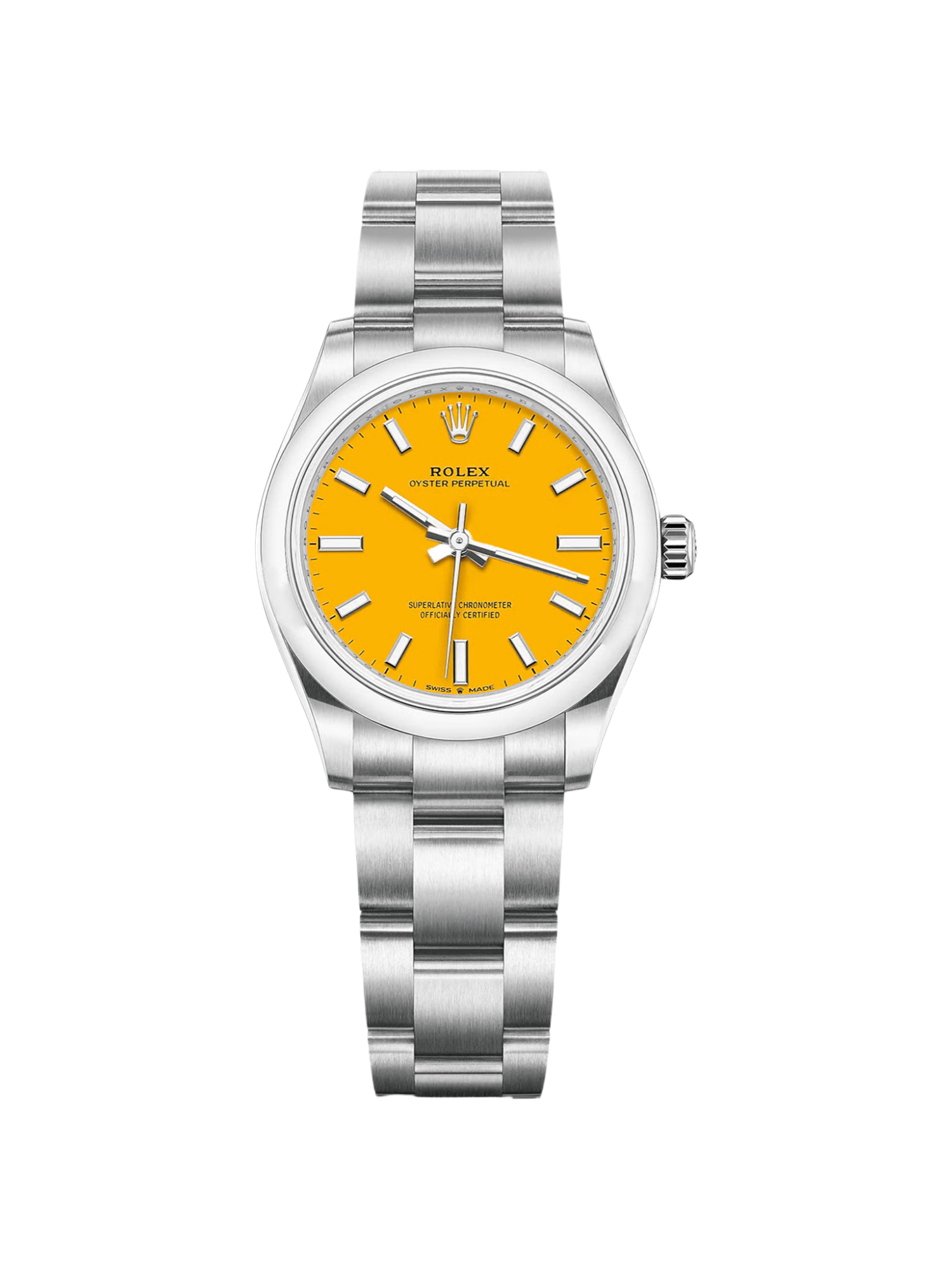 2E5DB0CC-B942-61DA-71B0-F734B3A35829.png Rolex Oyster Perpetual 31mm 277200 Yellow Index - Image 1