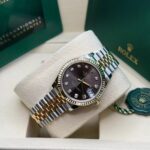Rolex Datejust m278273-0021/0022 31mm Dark Grey Dial Stainless Steel and Yellow Gold Oyster Watch - Image 14