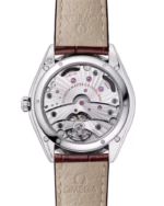 Omega De Ville Trésor 40mm Red Dial with Diamonds Stainless Steel Strap 435.18.40.22.11.001 - Image 2