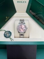 Rolex Datejust m278384RBR-0027/0028 Pink 31mm Dial Oyster Watch - Image 10
