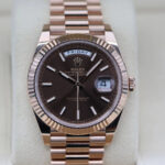 Rolex  Day-Date President 40mm Everose Gold Chocolate Index Dial - 228235 - Image 2