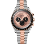 Omega Speedmaster Moonwatch Professional 42 mm Pink Dial Stainless Steel and Sedna™ 18k Rose Gold Bracelet 310.20.42.50.99.001