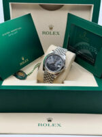 Rolex  Datejust 41mm 126334 Slate Roman Jubilee Stainless Steel Mens Watch - Image 14