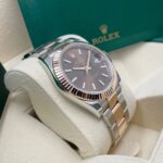 Rolex Datejust 41mm 126331 Chocolate Index Jubilee Steel and Everose Gold Watch - Image 10