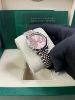 Rolex Lady-Datejust 28mm 279171 Sundust Index Oyster Stainless Steel and Rose Gold - Image 9