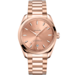 Omega Seamaster Aqua Terra Shades 38 mm Pink Dial Stainless Steel and Sedna™ 18k Rose Gold Bracelet 220.50.38.20.10.001