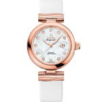 Omega De Ville Ladymatic 34mm White Dial with Diamonds Sedna™ 18k Rose Gold Strap 425.67.34.20.55.008 - Image 2