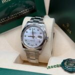 Rolex  Datejust 41 Mother of Pearl Diamond Stainless Steel Fluted Oyster - 126334 - Image 3