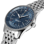 Breitling Navitimer Automatic 41mm Blue Dial Silver Steel Strap Men's Watch - A17326161C1A1 - Image 2