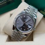 Rolex  Datejust 41mm 126334 Slate Diamond Jubilee Stainless Steel - Image 10