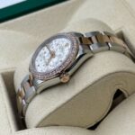 Rolex Datejust m278381-0031/0032 Silver Floral Motif Diamond Dial Diamond-Set Bezel 31mm - Image 5