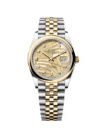 Rolex  Datejust 36mm 126203 Golden Palm Dial Domed Bezel Oyster Bracelet