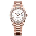 Rolex  Day-Date White Roman Dial 228345rbr-0012