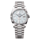 Rolex  Day-Date President 40mm White Gold Mother of Pearl Diamond Baguette Dial - 228239