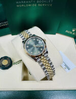 Rolex Datejust m278273-0029/0030 31mm Olive Green Dial Stainless Steel and Yellow Gold Oyster Watch - Image 4