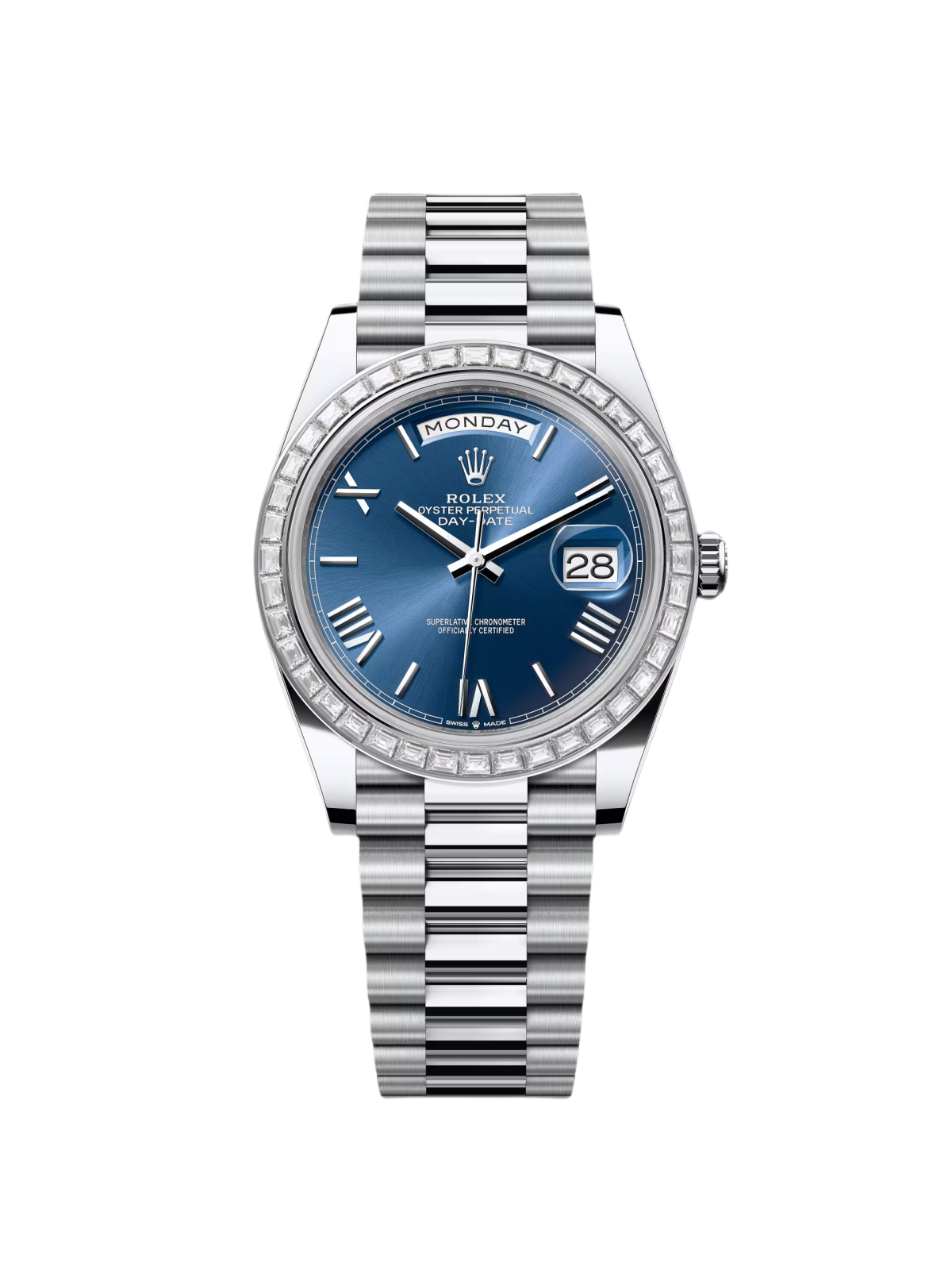 335AB180-BAC0-847C-3844-117ED42E6947.png Rolex Day-Date 40mm 228396TBR-0026 Blue Roman Dial - Image 1