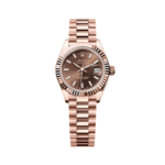 Rolex Lady-Datejust 28mm 279175 Chocolate Dial President Everose Gold