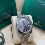 Rolex  Datejust 41mm 126334 Slate Diamond Jubilee Stainless Steel - Image 4