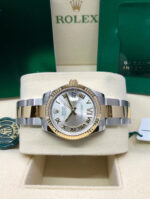 Rolex Datejust m278273-0003/0004 31mm Silver Dial Stainless Steel and Yellow Gold Oyster Watch - Image 8