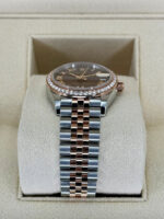 Rolex Datejust m278381-0005/0006 Chocolate Roman Diamond 31mm Dial Diamond-Set Bezel and Oyster Bracelet Watch - Image 8