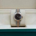 Rolex Lady-Datejust 28mm  279161 Chocolate Roman Dial, Two Tone Stainless Steel & 18K Rose Gold Oyster Bracelet Women's Watch - Image 3