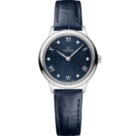 Omega De Ville Prestige 27.5 mm Blue Dial Stainless Steel Strap 434.13.28.60.53.002