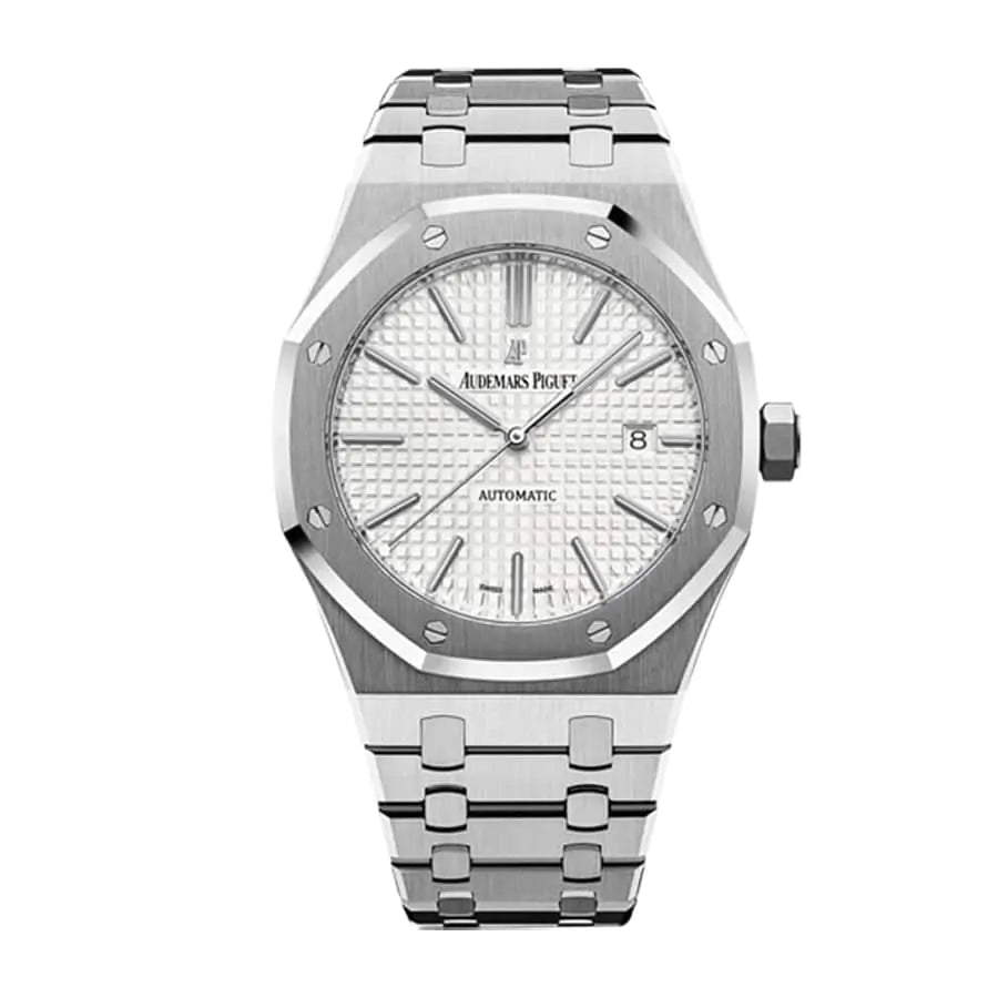 351E7253-B234-EC47-530E-8DCC67BEB6B6.jpg Audemars Piguet Royal Oak Selfwinding with Silver-toned Dial 41mm 15400ST.OO.1220ST.02 - Image 1