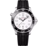 Omega Seamaster Diver 300M 42mm White Dial Stainless Steel Strap 210.32.42.20.04.001