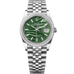 Rolex  Datejust 36mm 126284 Olive Green Dial Jubilee Bracelet