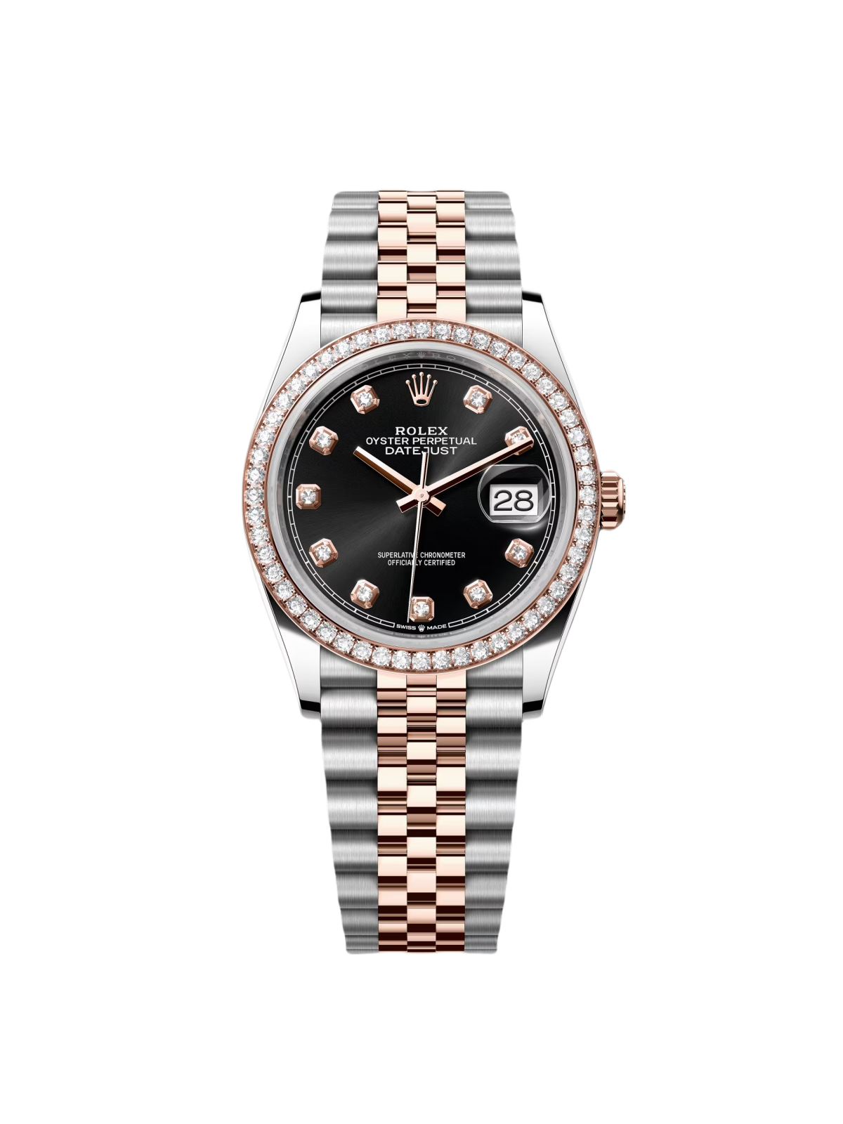 3576D631-50D8-02DC-EFBE-2DB0FBA25197.png Rolex Datejust 36mm 126281 Black Dial Jubilee Bracelet - Image 1