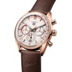 TAG Heuer Carrera Chronosprint X Porsche Special Edition 42mm Mens Watch Beige CBS2040.FC8318 - Image 2