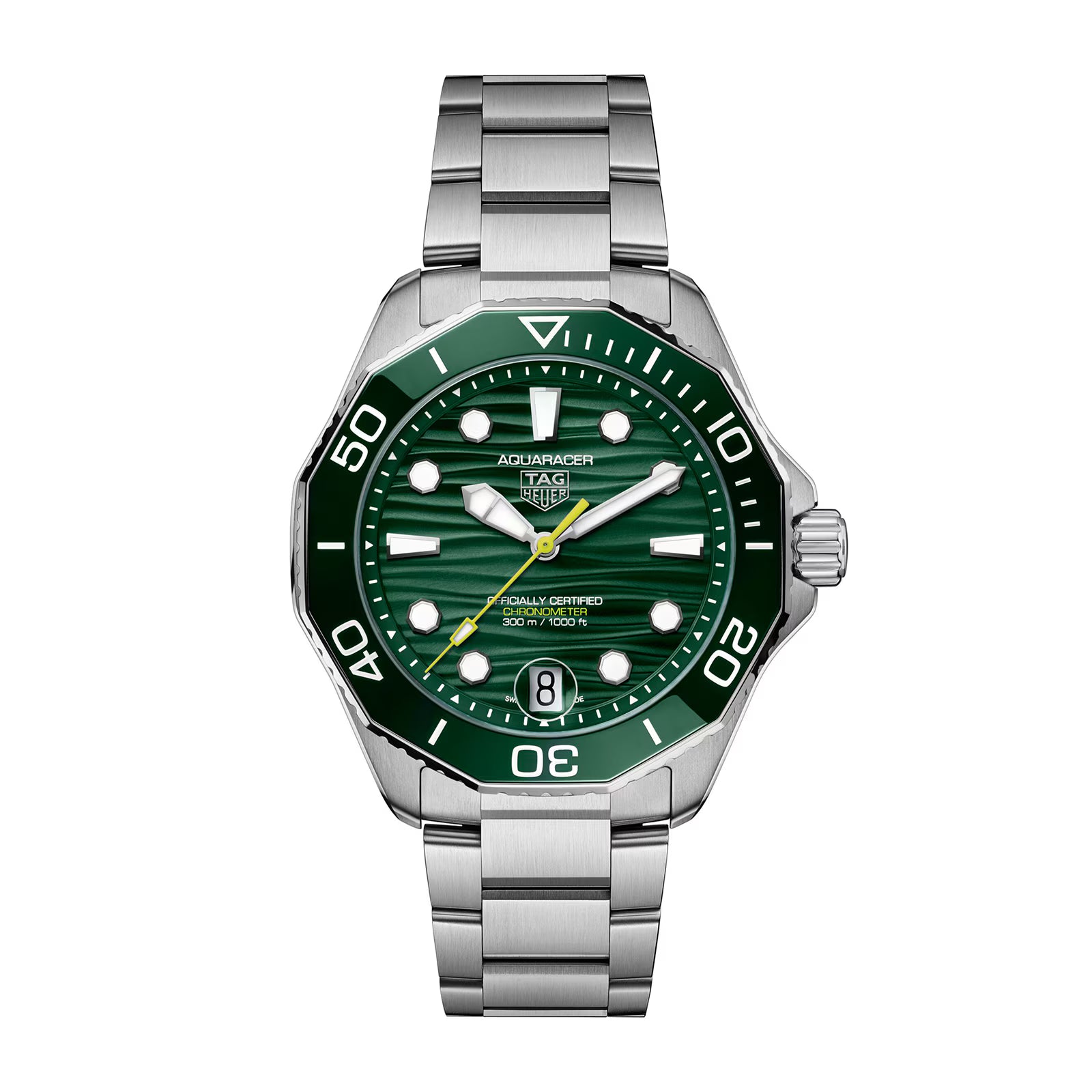 35E7D91E-B6F2-F7BF-133C-FC99447352A9.avif TAG Heuer Aquaracer Professional 300 Date 42mm Mens Watch Green WBP5116.BA0013 - Image 1