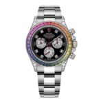 Rolex Daytona Cosmograph Daytona White Gold Rainbow Diamonds 40mm 116599RBOW Box & Papers