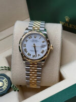 Rolex Datejust m278343-0001/0002 White Dial Yellow Rolesor Oyster Watch - Image 9
