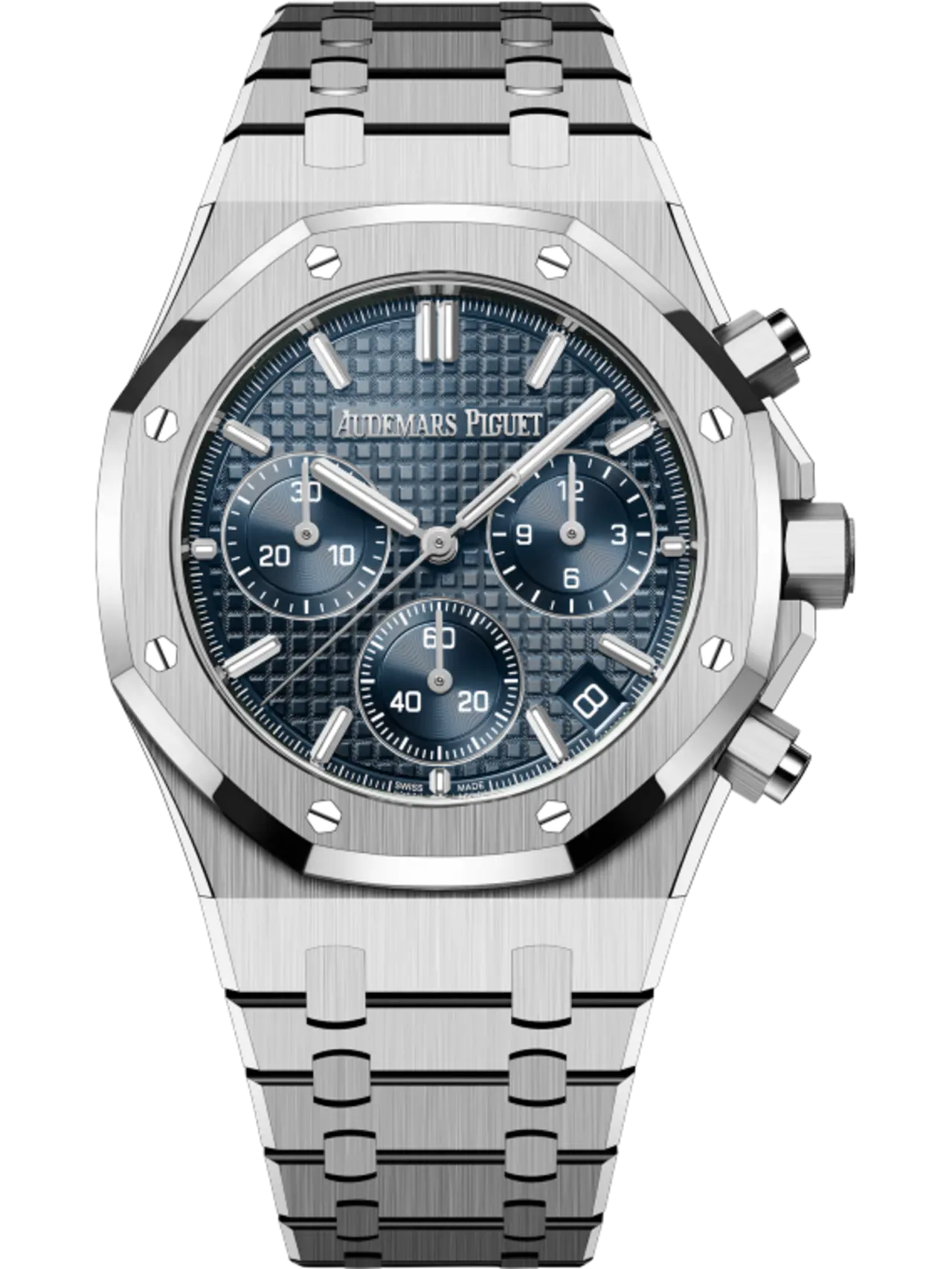 364C3E93-4973-9F26-77AA-6BE06DB039FB.png Audemars Piguet ROYAL OAK “Night Blue Cloud 50” Dial CHRONOGRAPH 41mm - Image 1