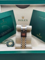 Rolex  Datejust 41mm 126333 Black Diamond Jubilee Steel and Yellow Gold Men’s Watch - Image 7