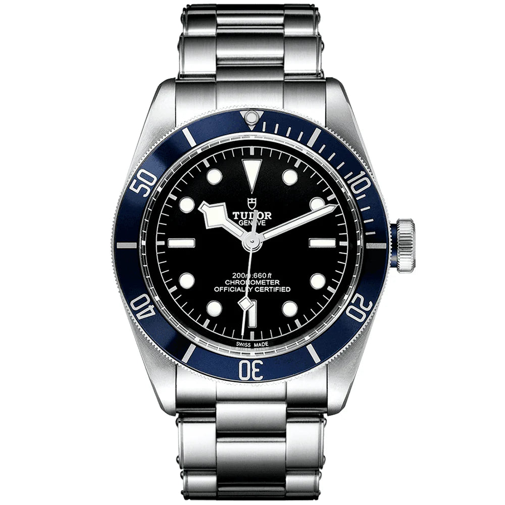 3744F2D7-63D3-B910-58B7-A98D0FAFC0C1.jpg TUDOR Black Bay 41mm Black Dial & Blue Bezel Men's Automatic Bracelet Watch M79230B-0008 - Image 1