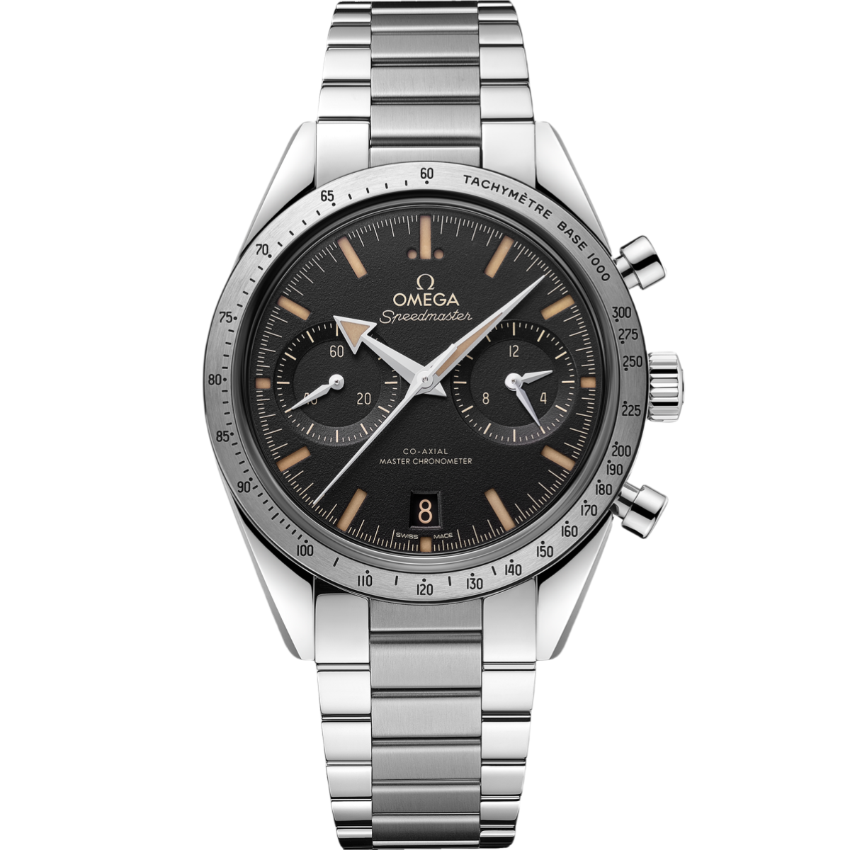3766CCF8-3A10-AD94-81DB-6AE2164C581F.png Omega Speedmaster '57 40.5mm Black Dial Stainless Steel Bracelet 332.10.41.51.01.001 - Image 1