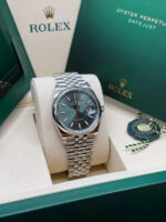 Rolex  Datejust 36mm 126200 Mint Green Dial Stainless Steel Oyster Bracelet Watch - Image 9