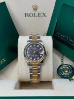 Rolex Datejust m278273-0023/0024 31mm Black Mother-of-Pearl Dial Stainless Steel and Yellow Gold Oyster Watch - Image 6